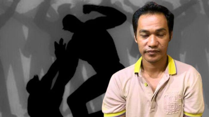 Kolase foto Ilustrasi penganiayaan dan pelaku