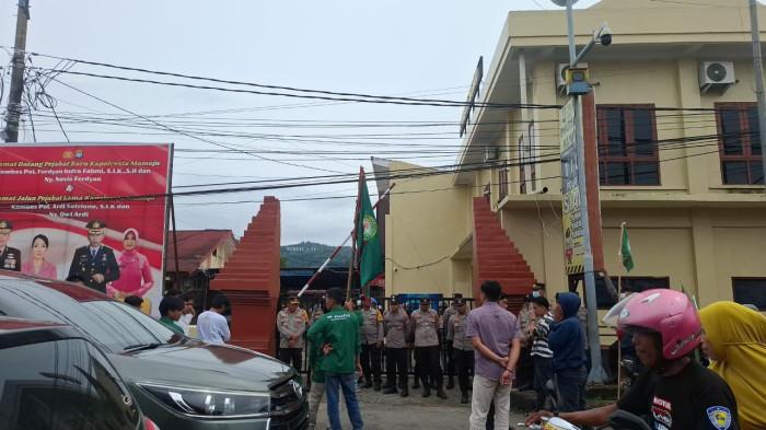 ipmapus demo Polresta Mamuju