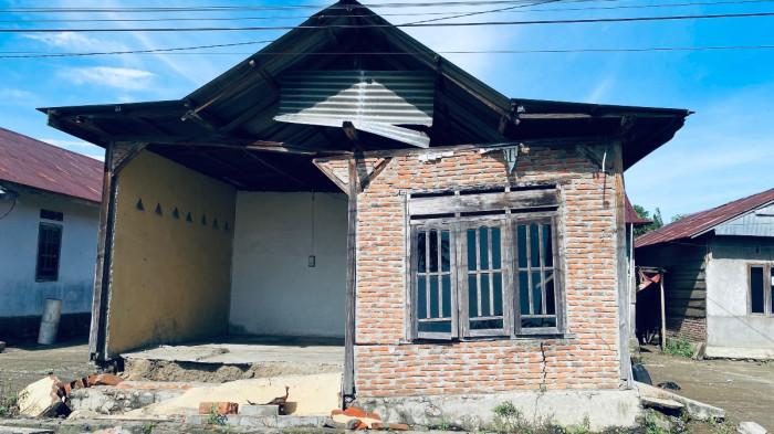 Kondisi rumah warga di Jalan Kedondong, Kelurahan Pasangkayu