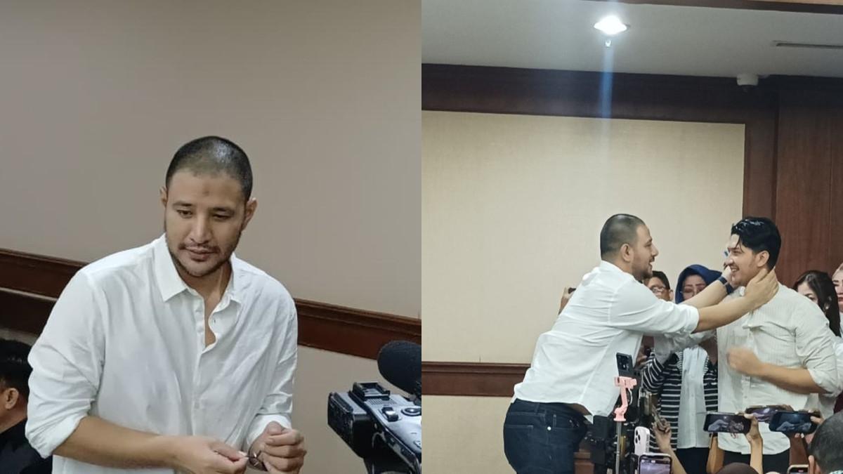 Ammar Zoni menjalani sidang perdana secara luring di Pengadilan Negeri (PN) Jakarta Pusat, Kamis (18/12/2025).(KOMPAS.com/Revi C Rantung)