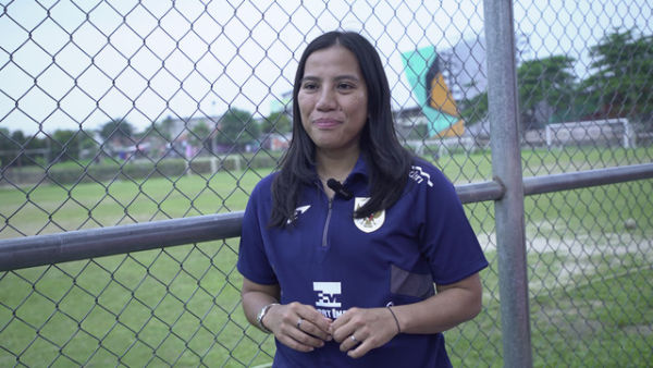 Maulina Novryliani, asisten pelatih Timnas Wanita Indonesia. Foto: Agri Perdana/kumparan