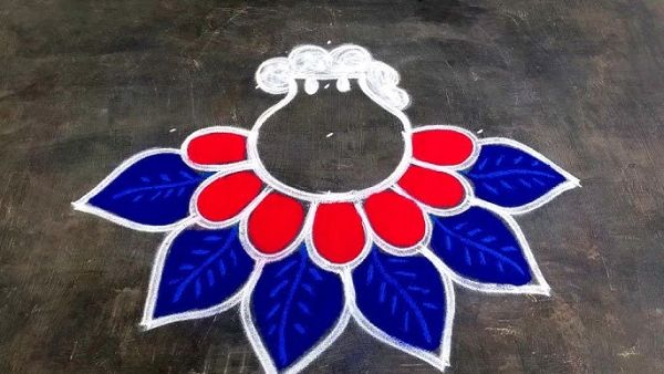 Bhogi Pongal pot kolam 🌹sankranthi kundalu muggulu designs simple🌹pongal rangoli designs 2025 simple