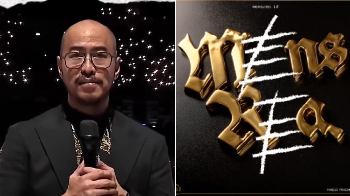 MENS REA PANDJI - Komika Pandji Pragiwaksono membuat pertunjukan stand up comedy spesial Mens Rea.