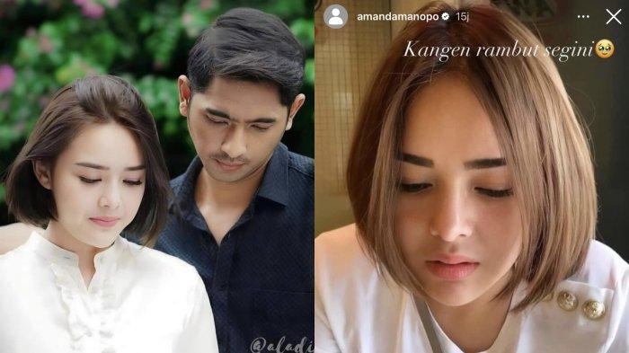 PERANKAN ANDIN - Kolase Amanda Manopo dan Arya Saloka saat membintangi sinetron Ikatan Cinta (arsip 2025).