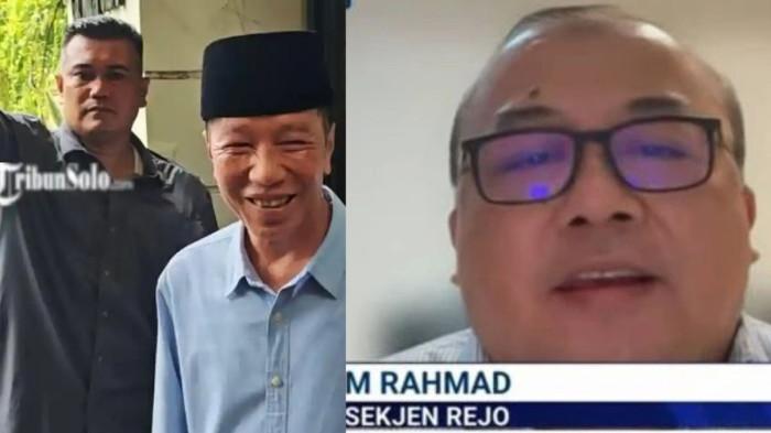 (Kiri ke kanan) Presiden ke-7 RI, Jokowi, saat ditemui awak media di kediaman Sumber, Banjarsari, Solo, Jawa Tengah, beberapa waktu lalu.Sekretaris Jenderal (Sekjen) Relawan Jokowi (Rejo) M Rahmad dalam dialog Kompas Petang Kompas TV, Jumat (9/1/2026).