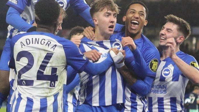 Brighton akan menjamu Burnley dalam pertandingan Liga Premier Inggris malam ini, Sabtu (9/12/2023)