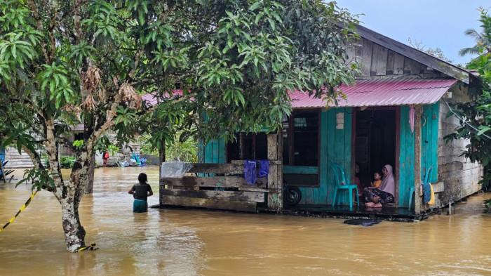 20260111_Banjir di Desa Sukaraja PPU, BPBD Soroti Sungai
