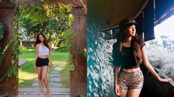 Pesona kecantikan artis Aurelie Moeremans.