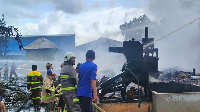 KEBAKARAN DI SINGKAWANG - Gudang For 3 dari PT. Meteor Perkasa yang berada di Jalan Gunung Besi, Kelurahan Sedau, Kecamatan Singkawang Selatan, Kalbar mengalami kebakaran, pada Minggu 11 Januari 2026. Peristiwa kebakaran ini terjadi sekitar pukul 14:20 WIB dan petugas damkar berhasil memadamkan api sekitar kurang lebih 30 menit.