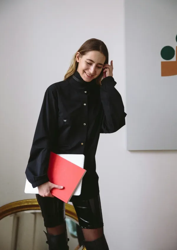 woman who is modest and shy