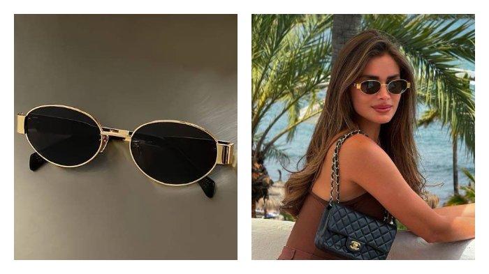 Sunglasses yang unik bisa membuat kamu lebih fashionable meski outfit simpel.