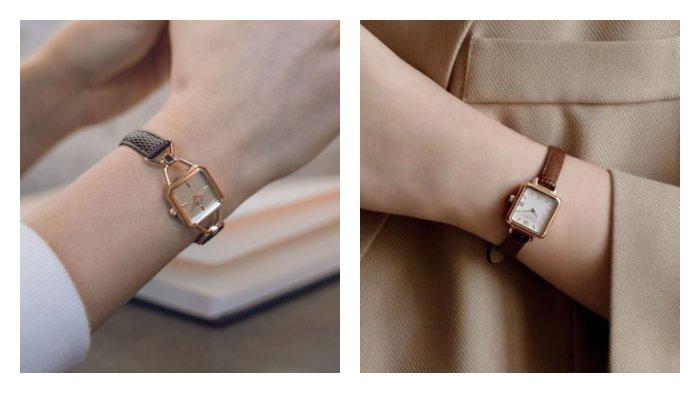 Jam tangan dengan desain unik bisa membuat kesan yang dewasa dan rapi.