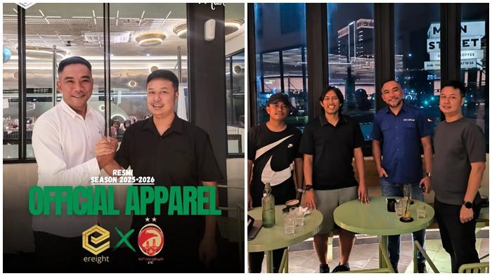 EKO DAN ANGGORO - Manajer Tim Sriwijaya FC Eko Saputro mengungkapkan punya 2 alasan menghandle Elang Andalas menjalani putaran kedua Pegadaian Championship 2025/26 Yang pertama setelah apparelnya mensponsori Sriwijaya FC, dan yang kedua kedekatannya dengan Direktur Olahraga PT SOM Anggoro Prajesta.