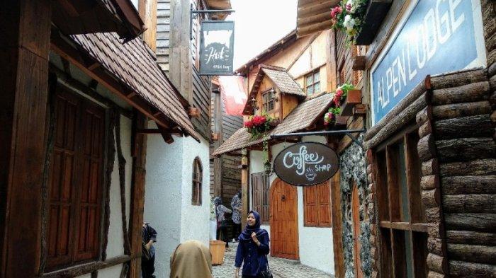 Salah satu spot berfoto-foto ala Eropa di Agrowisata Bhumi Merapi Kaliurang
