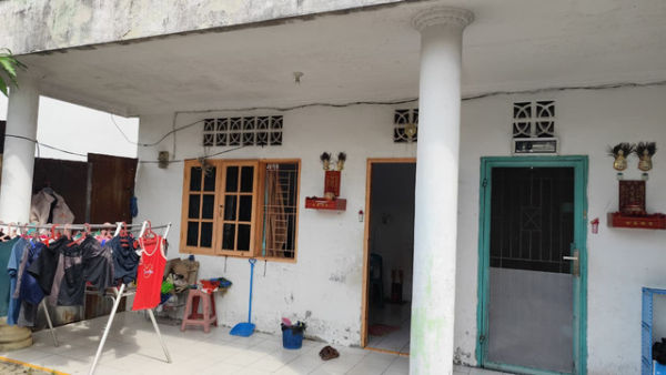 Kediaman Jovita Vianitan, korban anak SD yang terseret maling sejauh 20 meter, di Kota Medan, Senin (12/1).  Foto: Amar Marpaung/kumparan