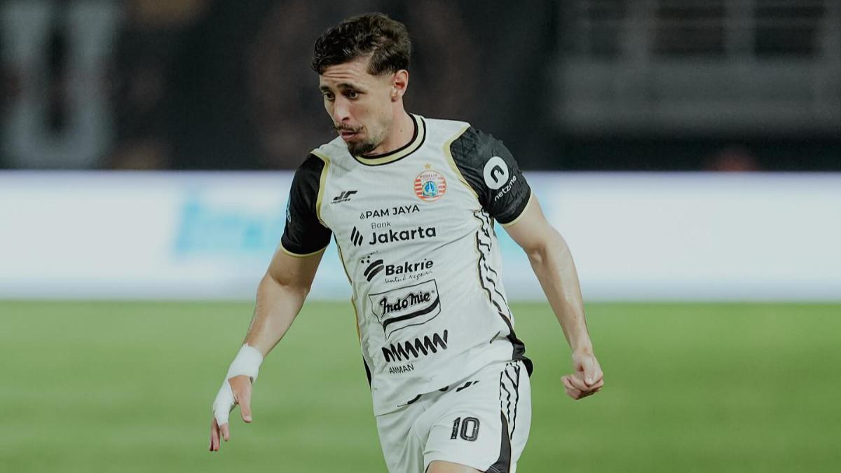 BURSA TRANSFER PERSIJA JAKARTA - Gustavo Franca saat memperkuat Persija Jakarta di gelaran Super League 2025/2026.