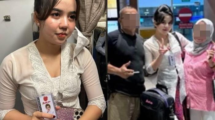 NIAT BAIK NISYA - Kolase. Nisya kini banjir dukungan saat motifnya melakukan cosplay jadi pramugari demi orangtua.