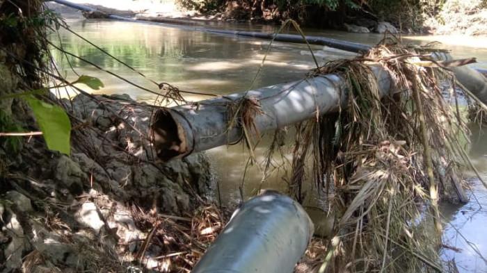 Pipa rusak air bersih Pasangkayu
