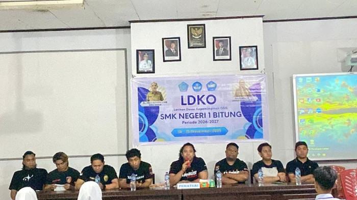 OPERASI RUTIN - Tim Tarsius Presisi Polres Bitung diabadikan saat melakukan operasi rutin di waktu malam di Kota Bitung.