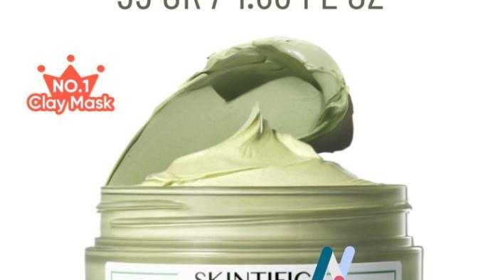 skintific mugwort clay mask