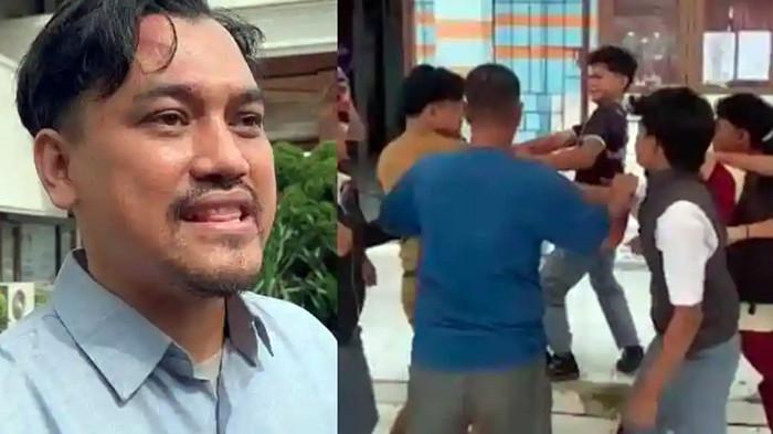 Seorang guru bernama  Agus Saputra dikeroyok siswa SMK