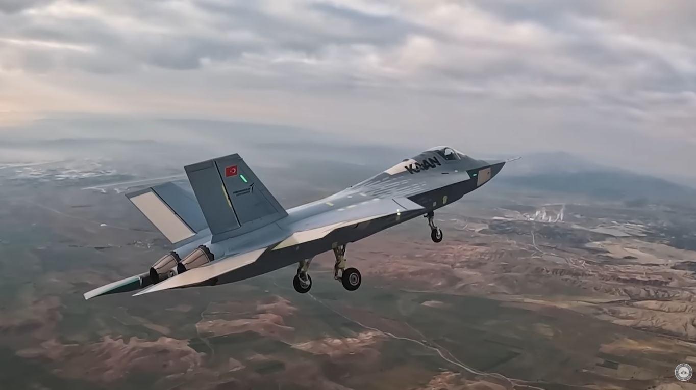 TF KAAN TURKI - Tangkap layar YouTube Australian Military Aviation History, menampilkan pesawat tempur generasi ke-5 TF Kaan buatan Turki