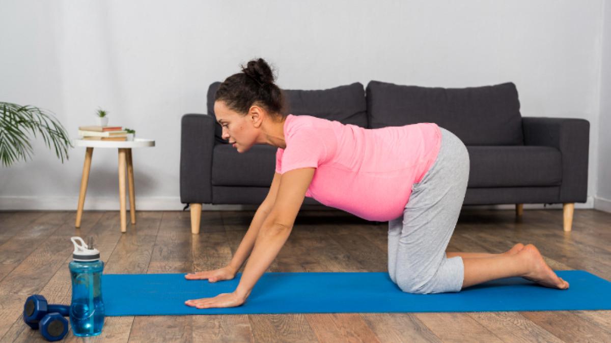 gerakan cat cow ibu hamil