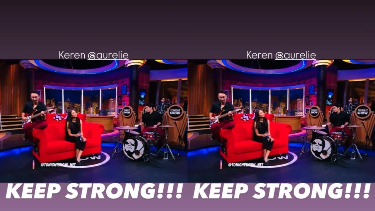 Desta juga memberikan dukungan kepada Aurelie Moeremans dengan memujinya.