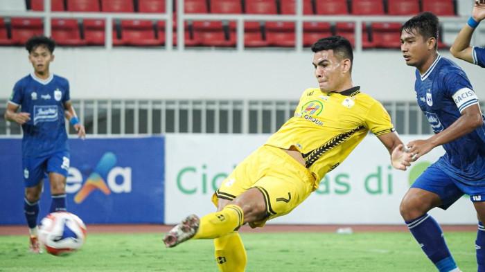 BENTROK LIGA 2 - Cuplikan laga PSIS Semarang vs Barito Putera. Laga Persiku Kudus vs Barito Putera digelar di Stadion Wergu Wetan, Kudus pada pukul 15.30 WIB. (Instagram @psbaritoputeraofficial)