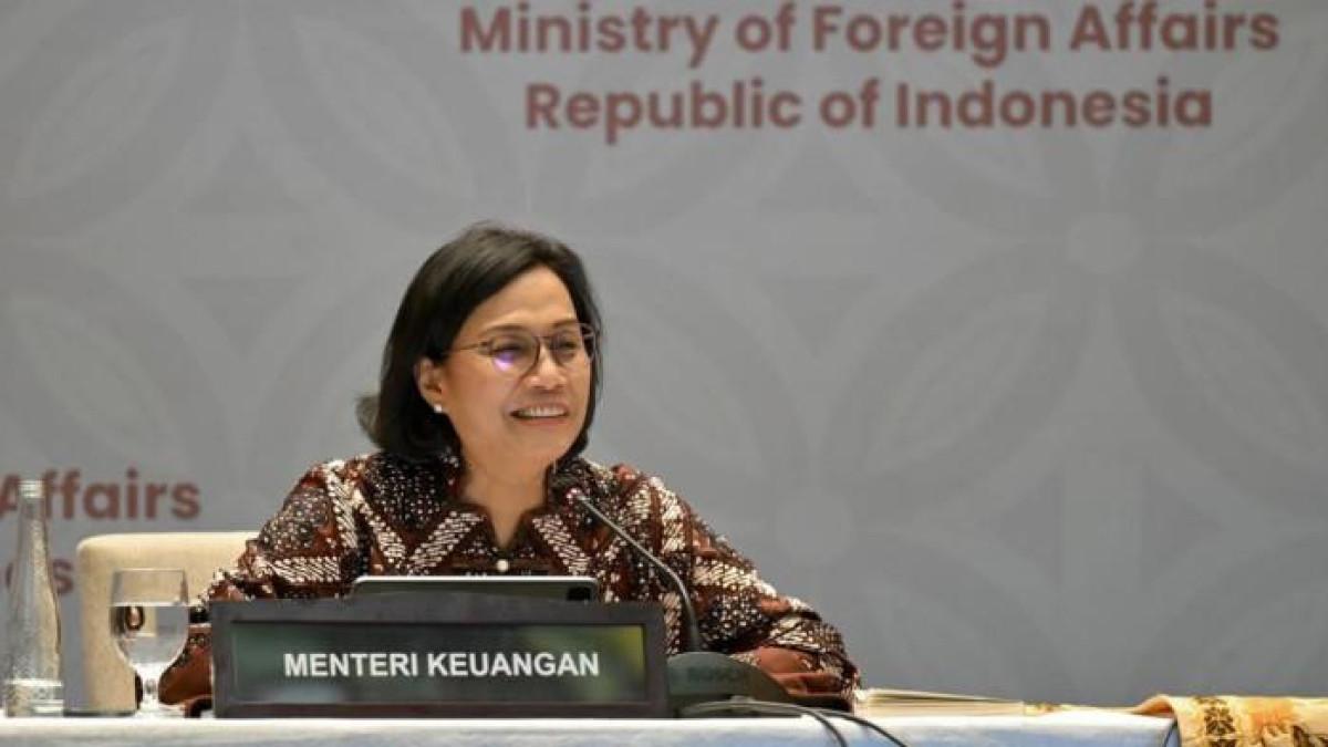 SRI MULYANI - Sri Mulyani saat menjabat sebagai Menteri Keuangan (Menkeu) memberikan pembekalan kepada para Calon Duta Besar Luar Biasa dan Berkuasa Penuh Republik Indonesia, 30 Juli 2025. Sri Mulyani kini terkena reshuffle kabinet per 8 September 2025.