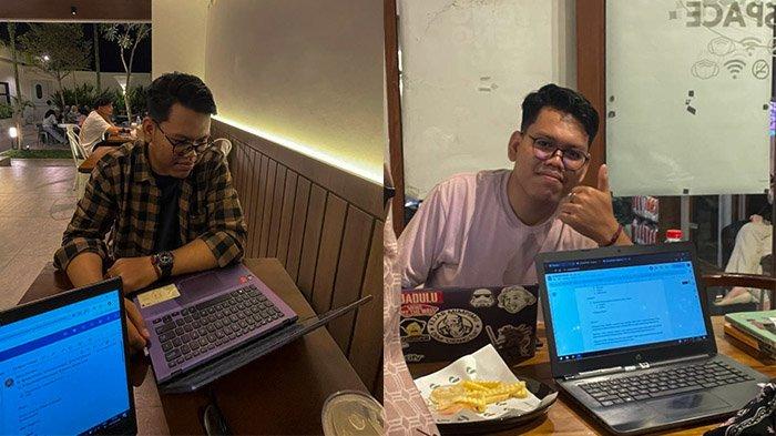 Aidil, mahasiswa pascasarjana di Pekanbaru yang kerap mengalami mata kering karena kebiasaannya menatap layar dalam waktu lama.