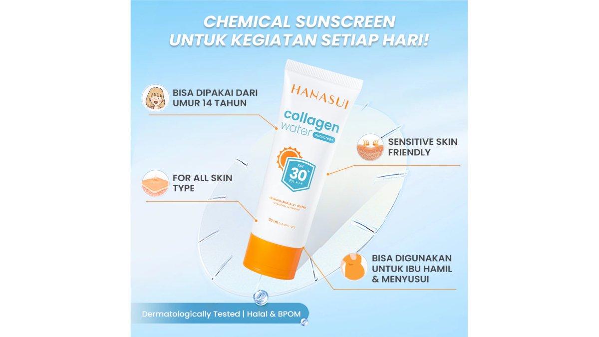 Hanasui Collagen Water Sunscreen SPF 30