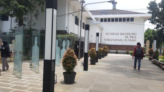 Suasana Taman Sejarah Kota Bandung, Rabu (6/10/2021)