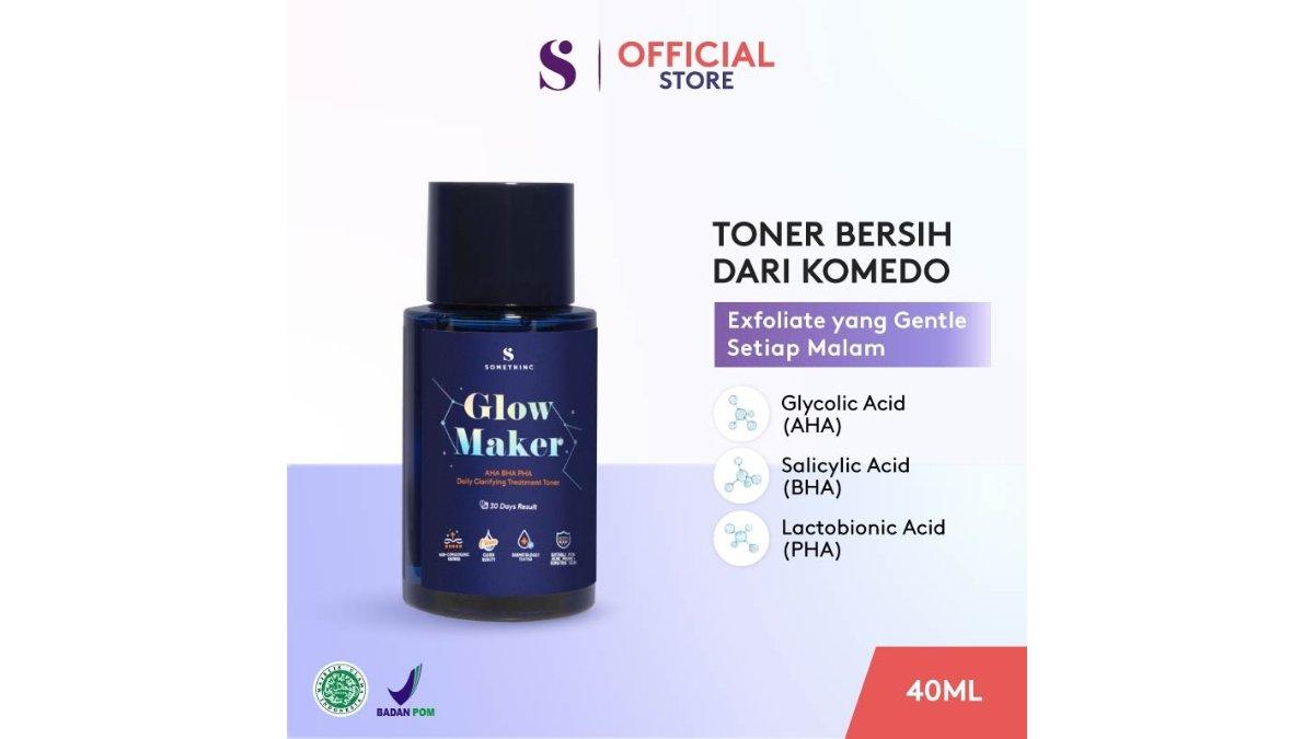SOMETHINC Glow Maker AHA BHA PHA Clarifying Treatment Toner