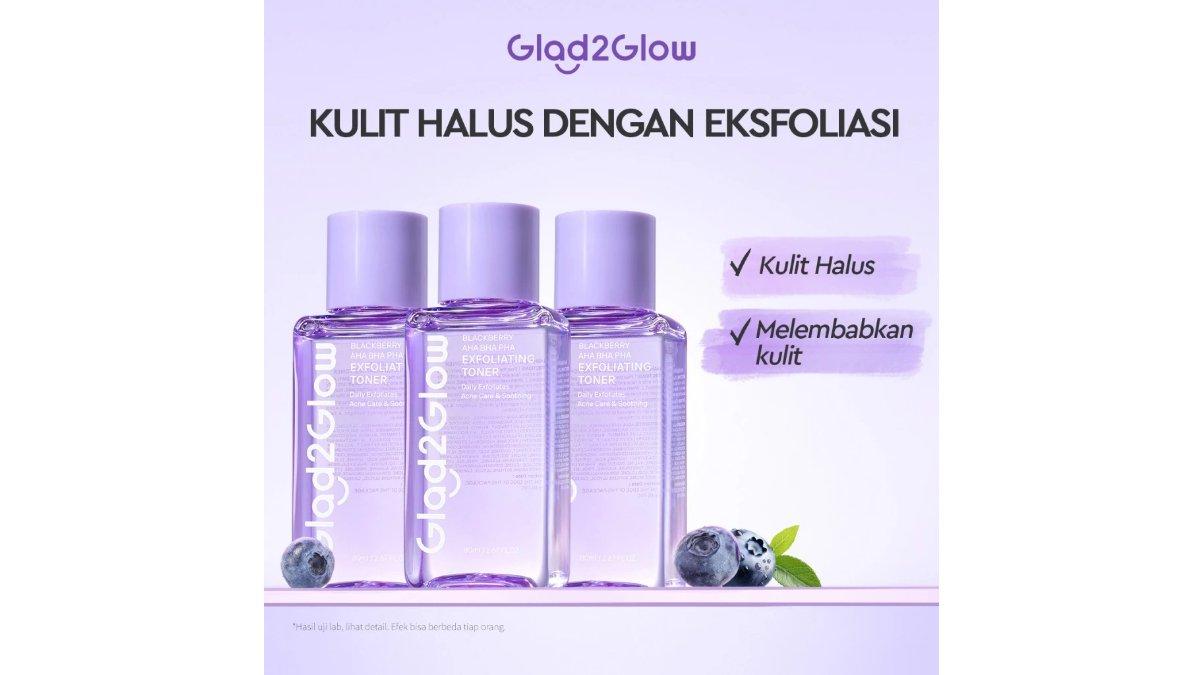 Glad2Glow Daily Exfoliating Toner