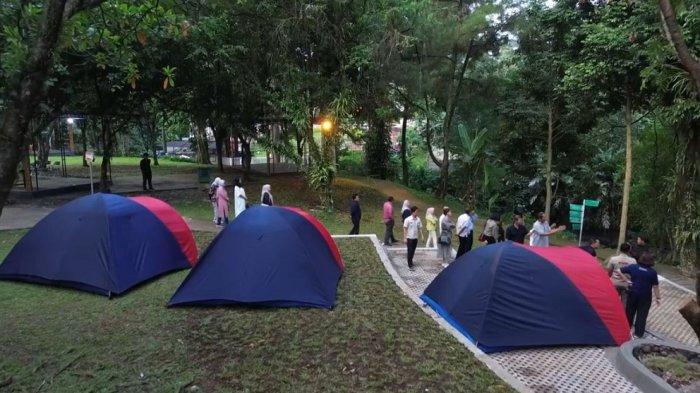 CAMPING GROUND - Tempat wisata outbond, Rivera Bogor, menghadirkan fasilitas camping ground bagi pengunjung. Foto: Dok. Rivera Bogor