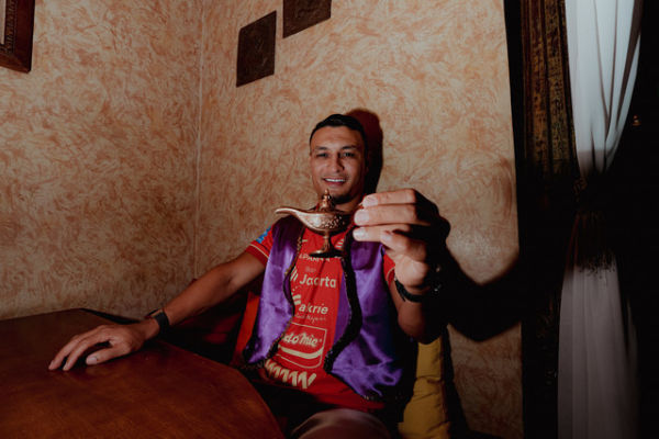 Pemain baru Persija, Alaeddine Ajaraie. Foto: Dok. Persija