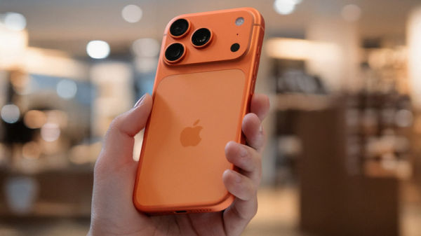 iPhone 17 pro max हातात आहे