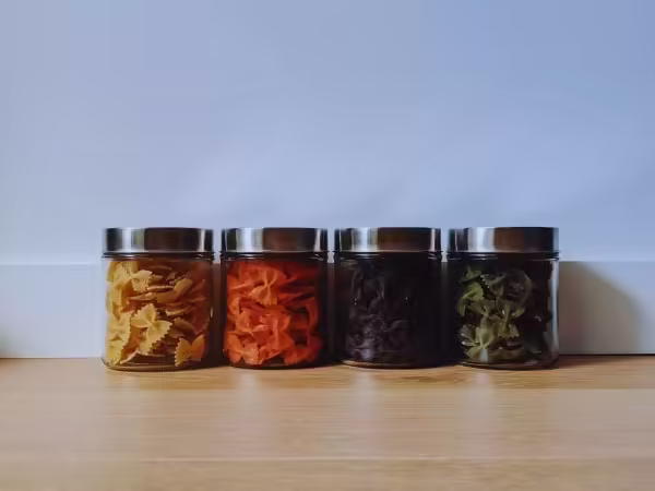 plastic jars