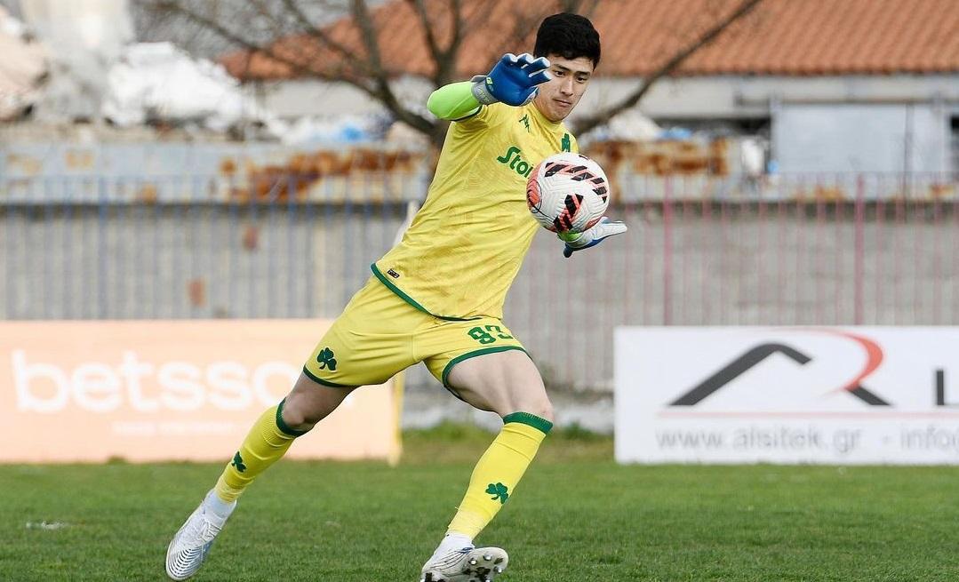 Pemain keturunan Indonesia, Cyrus Margono saat beraksi bersama klub Liga Yunani, Panathinaikos.