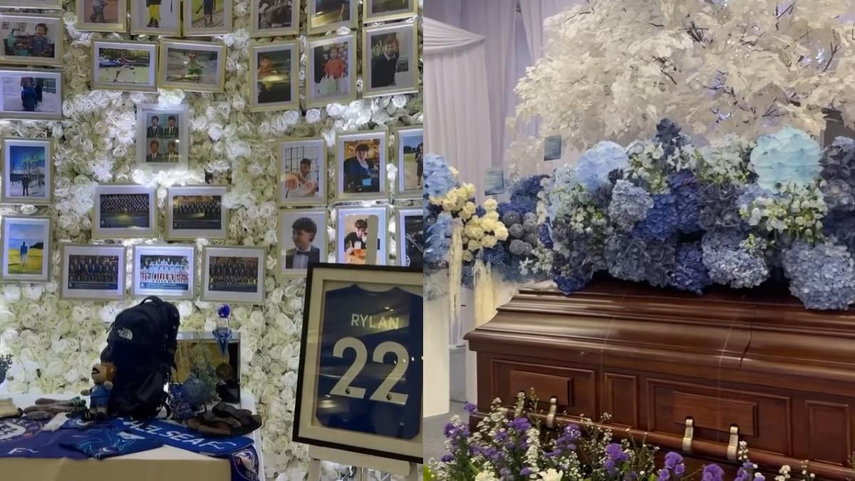 RYLAN HENRY PRIBADI - Potret suasana rumah duka Rylan Henry Pribadi, cucu konglomerat yang meninggal di Jepang
