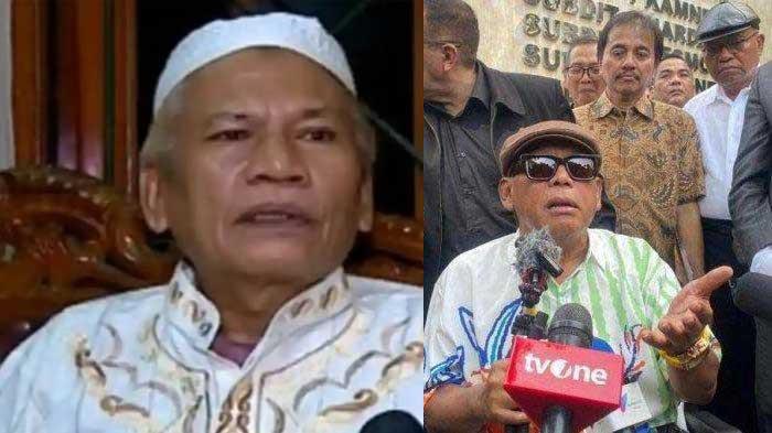 BERBALIK ARAH - (kiri) Damai Hari Lubis saat diwawancara Kompas TV, Minggu (30/1/2022). (kanan) Eggi Sudjana datang pakai kursi roda saat diperiksa kasus Ijazah Jokowi, Senin (7/7/2025). Eggi dan Damai merupakan Tersangka Kasus Ijazah Jokowi yang Kini Berbalik Arah.