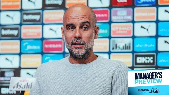 KETERANGAN GUARDIOLA - Pelatih Manchester City Pep Guardiola dalam sesi konferensi pers pra pertandingan pekan ke-26 Liga Inggris 2024/2025 antara Manchester City vs Liverpool. (Website Manchester City - 24/2/2025)