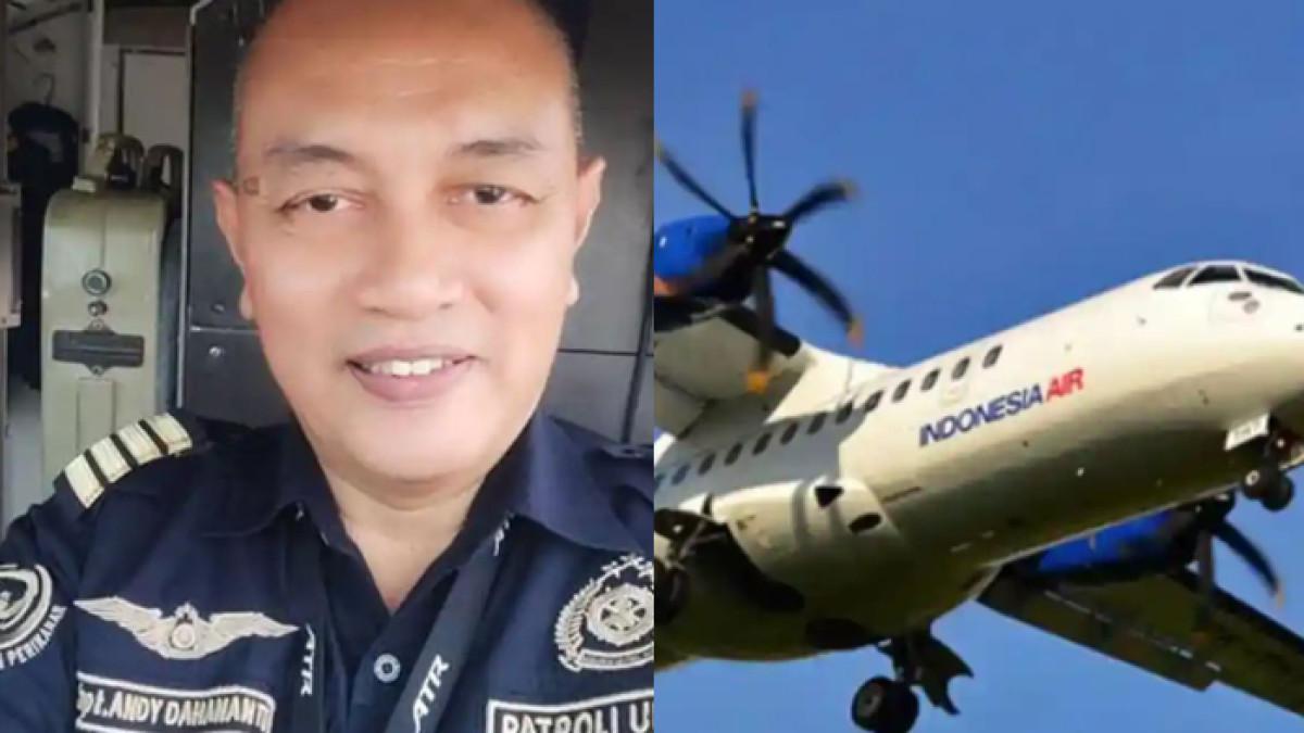 PESAWAT HILANG KONTAK - Capt Andy Dahananto pilot pesawat ATR 42-500 dari Indonesia Air Transport yang dilaporkan hilang di kawasan Maros, Sulawesi Selatan pada Sabtu (17/1/2026).