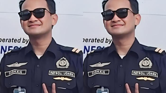 PESAWAT JATUH - - Potret Muh. Farhan Gunawan, Co-Pilot pesawat ATR 42‑500, alumni SMP dan SMA Sekolah Islam Athirah Makassar. Pesawat ATR 42‑500 milik Indonesia Air Transport jatuh di perbatasan Kabupaten Maros-Pangkep, Sulawesi Selatan, Sabtu (17/1/2026).