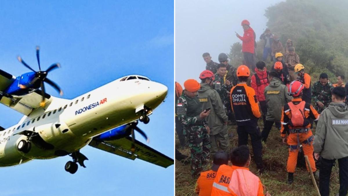 PESAWAT ATR 42-500 - Insiden pesawat ATR 42-500 hilang kontak dan jatuh di Maros.