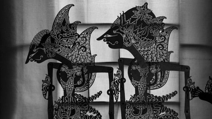 WAYANG KULIT- Ilustrasi wayang kulit yang merupakan kesenian masyarakat Jawa.