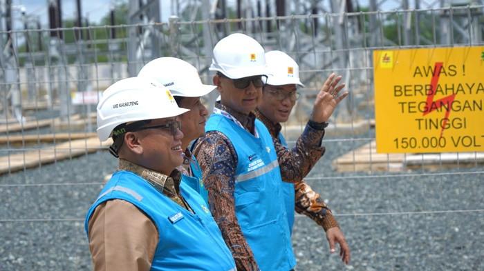 General Manager PLN UID Kalselteng, Iwan Soelistijono bersama Direktur Utama PT PLN