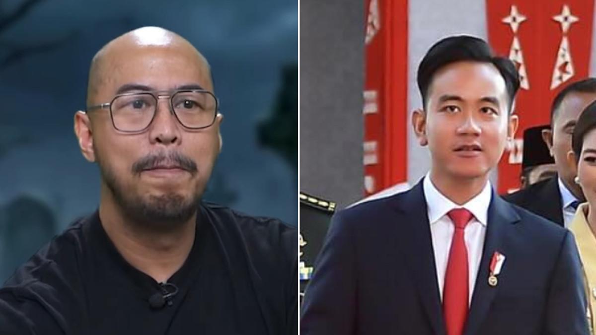 PANDJI PRAGIWAKSONO GIBRAN - Komedian Pandji Pragiwaksono sindir Wakil Presiden Gibran Rakabuming Raka di pertunjukan spesial Mens Rea.