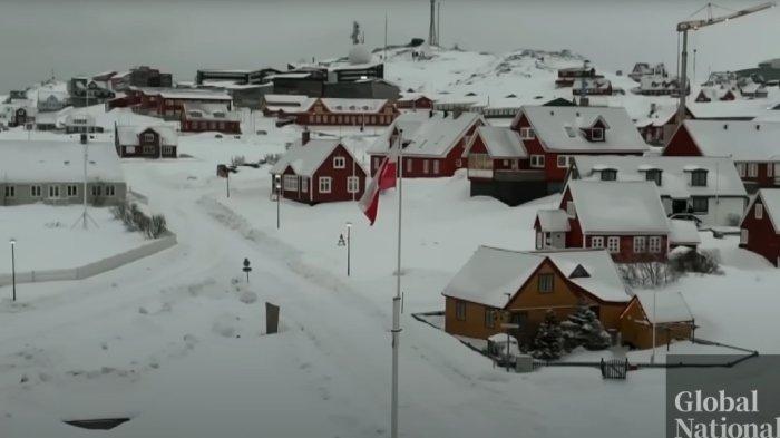 REBUTAN GREENLAND - Foto merupakan tangkap layar dari YouTube Global News yang diambil pada Selasa (11/2/2025), menunjukkan Greenland diselimuti salju. Presiden AS Donald Trump telah mengintensifkan retorikanya mengenai Greenland, sebuah wilayah yang secara resmi merupakan bagian dari Denmark.